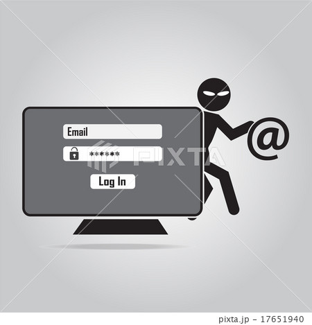 Hacker, Internet security concept illustration. Hacker, Internet security concept illustration. 17651940