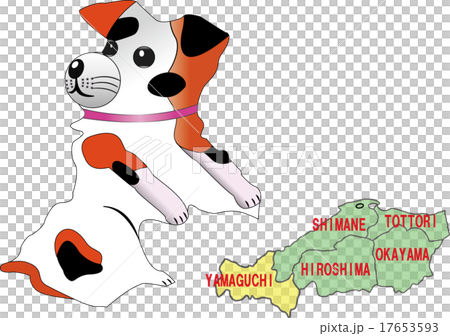 Map animal Yamaguchi dog Map animal Yamaguchi dog 17653593