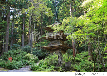 光前寺　三重塔 17654507