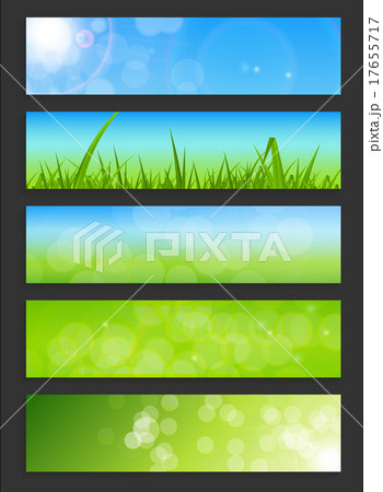 Natural Sunny Backgroundc Banner Vector 17655717
