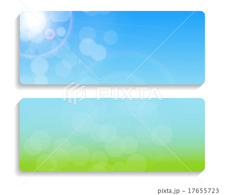 Natural Sunny Backgroundc Banner Vector 17655723