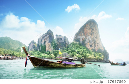 Railay beach in Krabi Thailand Railay beach in Krabi Thailand 17657860