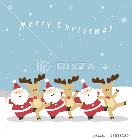 Santa and Reindeer Christmas Santa and Reindeer Christmas 17658189