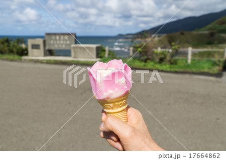 秋田風物詩　ババヘラアイス　 17664862