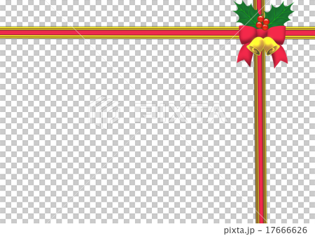 Red Christmas ribbon background 17666626