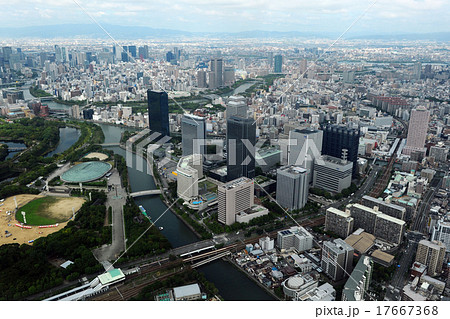 大阪ビジネスパークを空撮 17667368