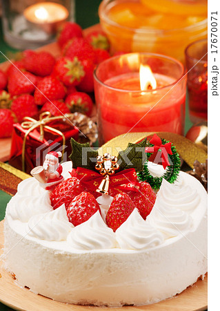 クリスマスケーキの写真素材
