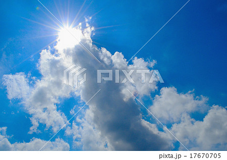 雲の峰越しの太陽 雲の峰越しの太陽 17670705