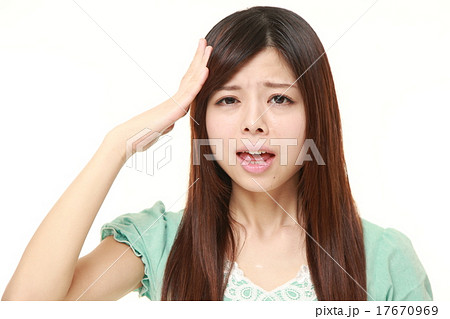 忘れっぽい女性 忘れっぽい女性 17670969