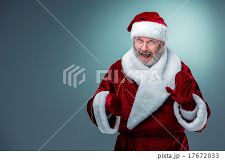 happy, smiling Santa Claus. 17672033