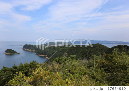 友ヶ島　神島、虎島方面風景 17674010
