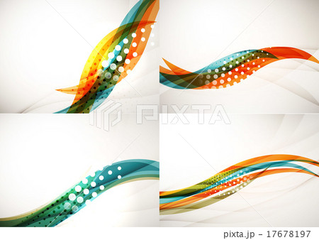 Set of abstract backgrounds. Elegant colorful 17678197