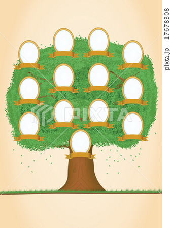 Genealogical tree. Green tree 17678308