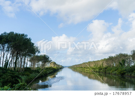 秋田　八郎潟水路 17678957