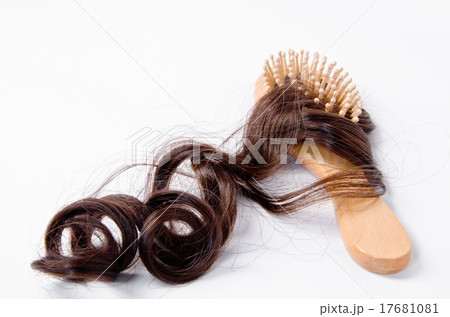 wooden comb brush with hair wooden comb brush with hair 17681081