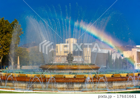 Magic Fountain of Montjuic in Barcelona, Spain Magic Fountain of Montjuic in Barcelona, Spain 17681661