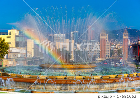 Magic Fountain of Montjuic in Barcelona, Spain Magic Fountain of Montjuic in Barcelona, Spain 17681662