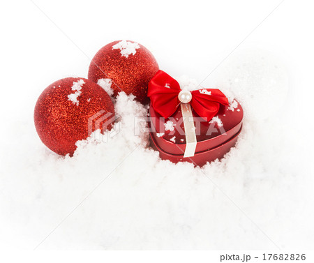 Christmas balls and present 17682826