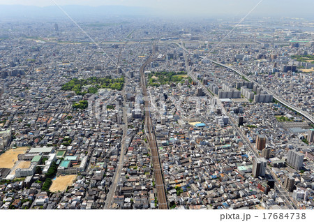 大阪市住吉区を空撮 17684738