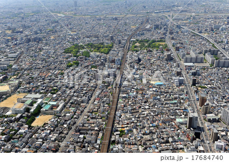 大阪市住吉区を空撮 17684740