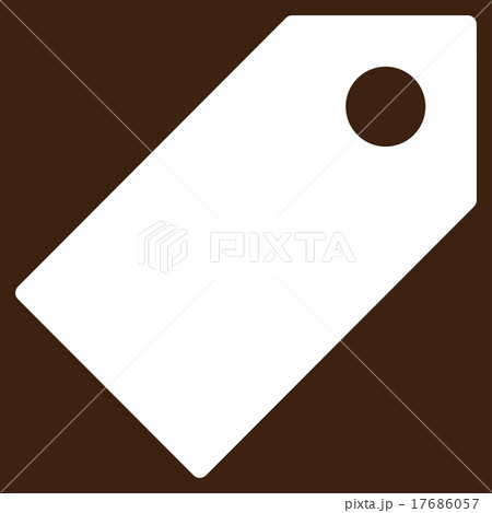 Tag flat white color icon Tag flat white color icon 17686057