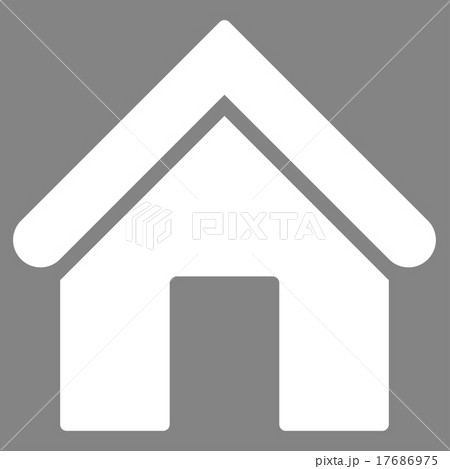 Home flat white color icon Home flat white color icon 17686975