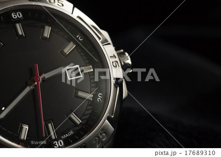 luxury man watch detail, chronograph close up luxury man watch detail, chronograph close up 17689310