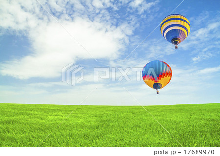 Flight of balloons Flight of balloons 17689970