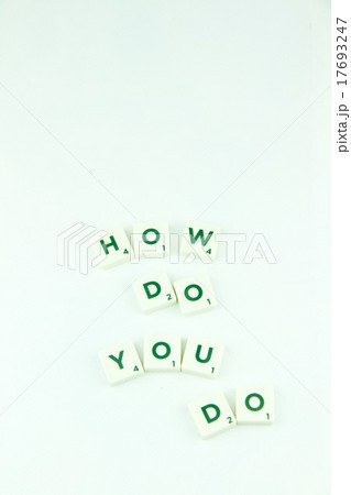 Plastic tile alphabet for puzzling words games 17693247
