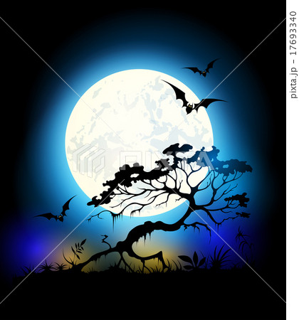 Halloween background with Moon 17693340