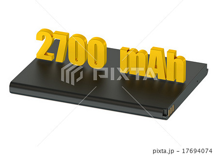 Battery Lib For Smatphone And Tablet 2700 Mahのイラスト素材