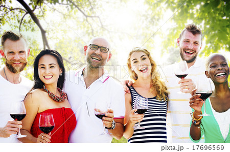 Friends Friendship Party Hanging out Concept Friends Friendship Party Hanging out Concept 17696569