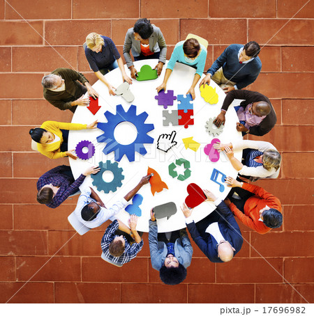 Connection Corporate Teamwork Gear Technology Concept 17696982