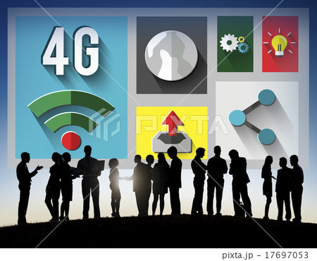 4G Technology Internet Communication Connection Concept 17697053