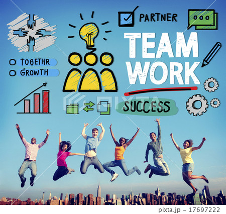 Team Teamwork Group Collaboration Organization Concept Team Teamwork Group Collaboration Organization Concept 17697222