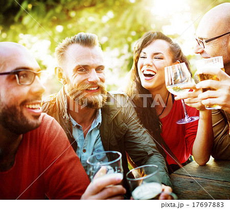 Party Celebrating Friendship Drinking Togetherntess Concept Party Celebrating Friendship Drinking Togetherntess Concept 17697883