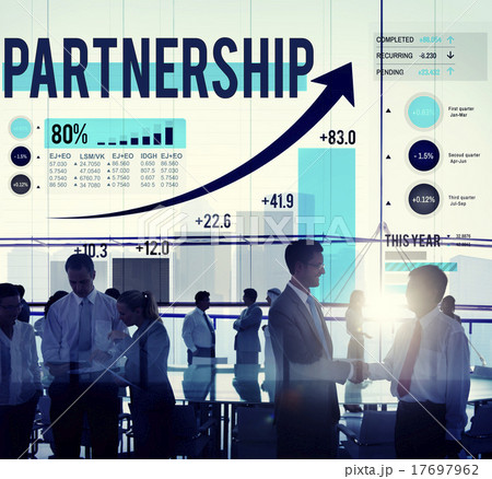 Partnership Connection Corporate Team Support Concept 17697962