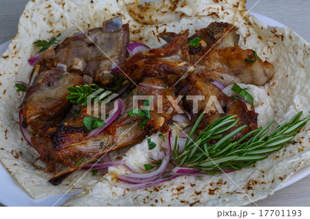Grilled lamb ribs Grilled lamb ribs 17701193