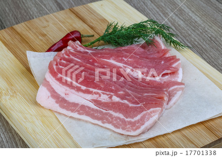 Raw bacon Raw bacon 17701338