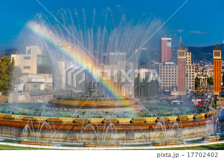 Magic Fountain of Montjuic in Barcelona, Spain 17702402