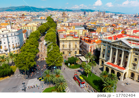 Las Ramblas in Barcelona, Catalonia, Spain 17702404