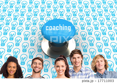 Coaching against blue push button Coaching against blue push button 17711003