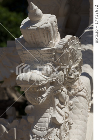Statue detail Hindu temple at Pura Sahab Statue detail Hindu temple at Pura Sahab 17712632