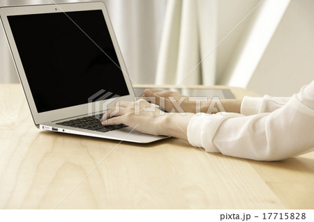ノートパソコンを使う女性 17715828