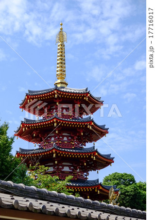 川崎大師八角五重塔（外から） 17716017