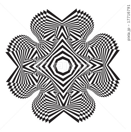 Optical illusion abstract  element 17716791