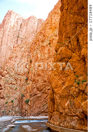 in todra gorge river in todra gorge river 17718484