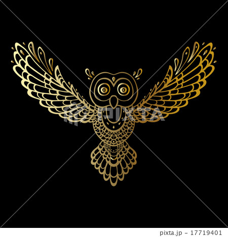 Owl. Tribal pattern 17719401