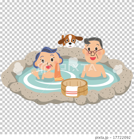 一對老夫妻和溫泉 17722092
