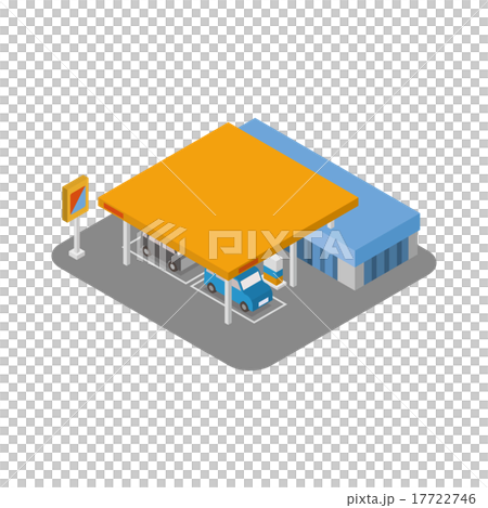 ガソリンスタンド 17722746